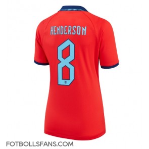 England Jordan Henderson #8 Replika Bortatröja Damer VM 2022 Kortärmad
